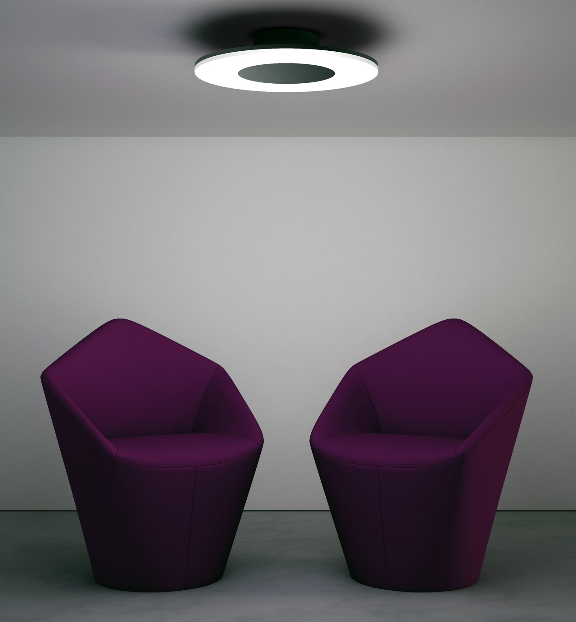 Discobolo Ceiling Lights Mantra Flush Fittings